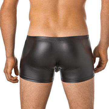 Male Black Boxer Underpants / Fly Pouch Briefs with Buttons / Men's Sexy Underwear - EVE's SECRETS